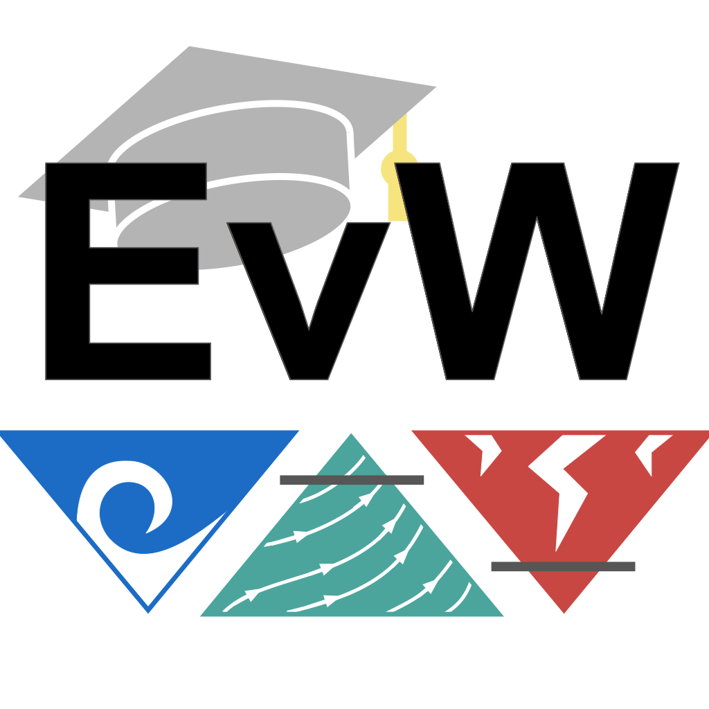 Logo for SimCenter EvW application