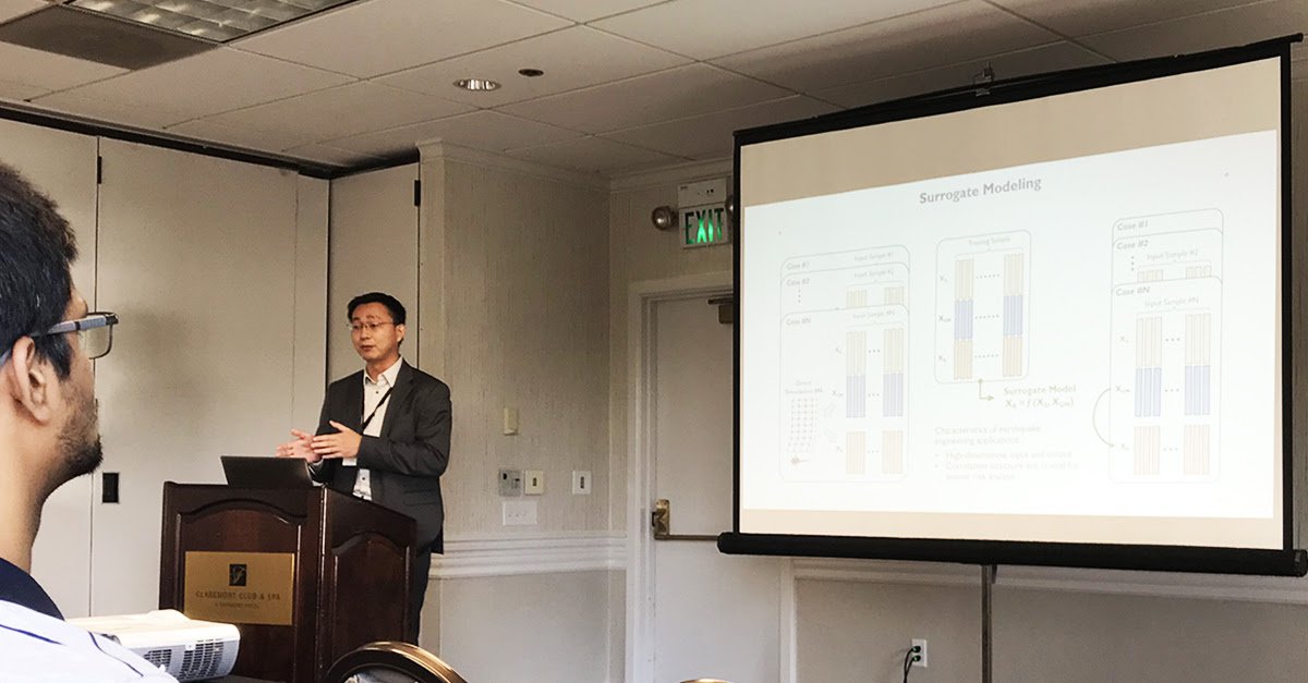 Kuanshi Zhong attended the computational mechanics community conference