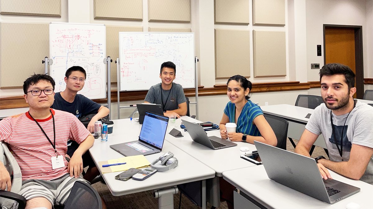 SimCenter Fall 2021 Data Science Intern Program (L to R): Rohil Kanwar, Ajay B. Harish, Michael Leite-Garcia, Michelle Gu, Maxwell Liu